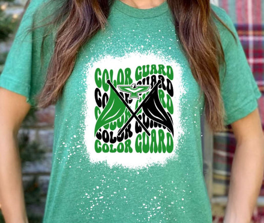 Thunderbirds wavy color guard