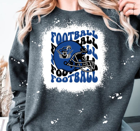 Cavaliers wavy football