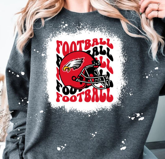 Eagles wavy football