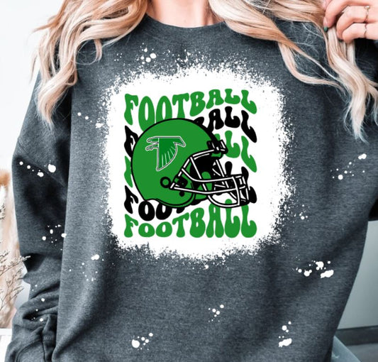 Falcons wavy football