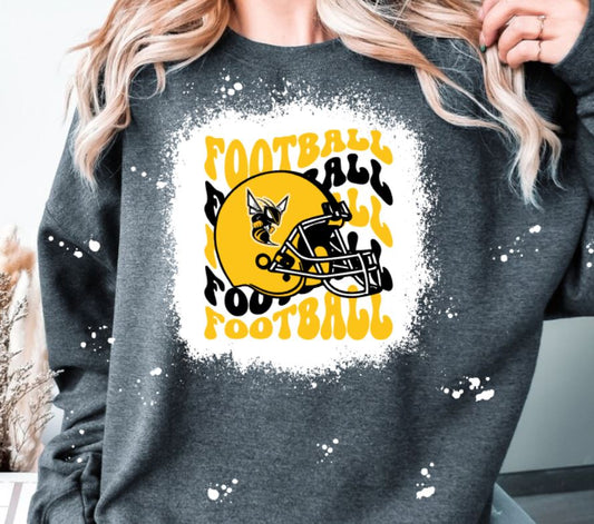 Hornets wavy football