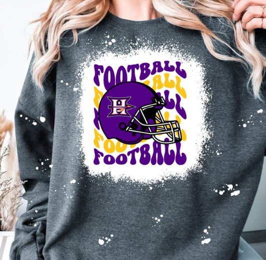 Indians wavy football