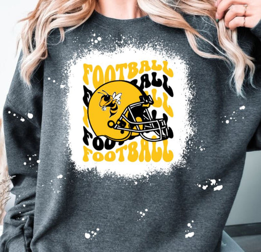 Yellowjackets wavy football