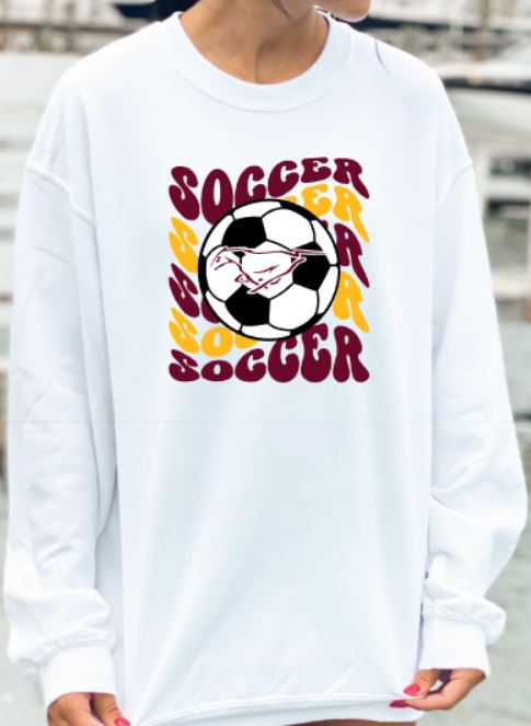 Mustangs wavy soccer