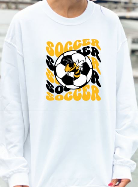 Yellowjackets wavy soccer