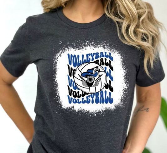 Cavaliers wavy volleyball