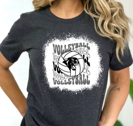 Panther wavy volleyball