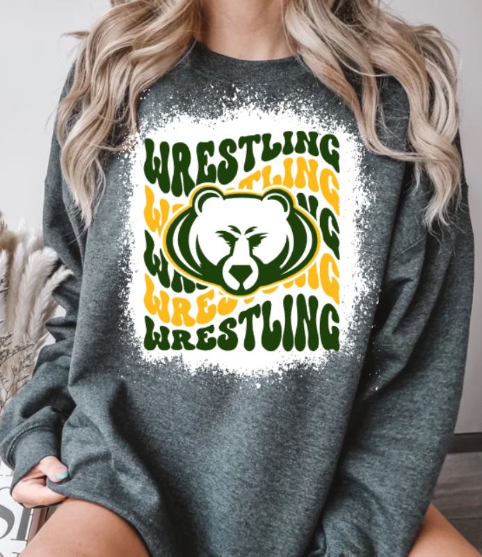 Bruins wavy wrestling