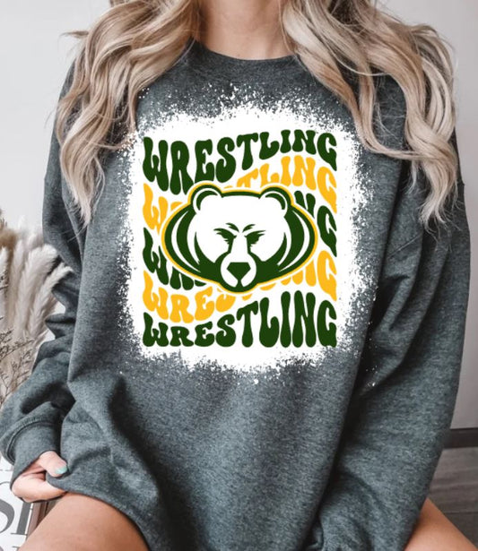 Bruins wavy wrestling