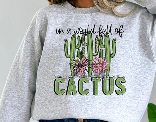 world full of cactus