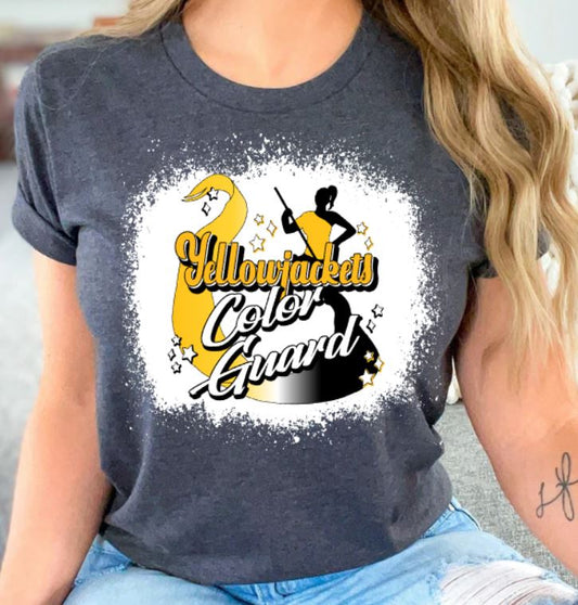 Yellowjackets color guard