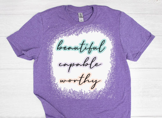 Beautiful capable worthy