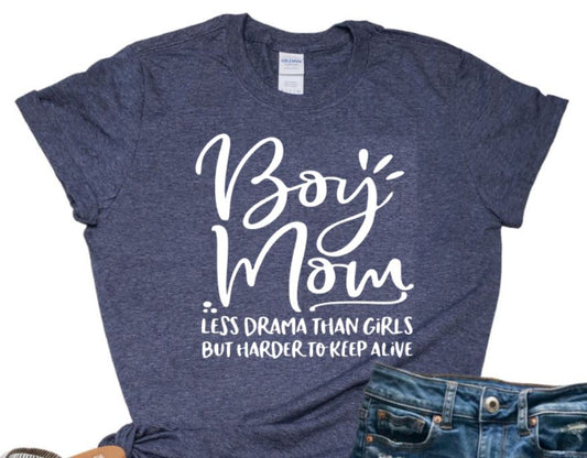 Boy Mom less drama tee