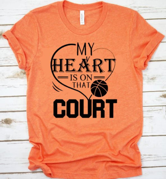 Heart on that court basketball