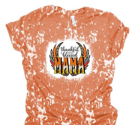 Thankful and blessed mama wings