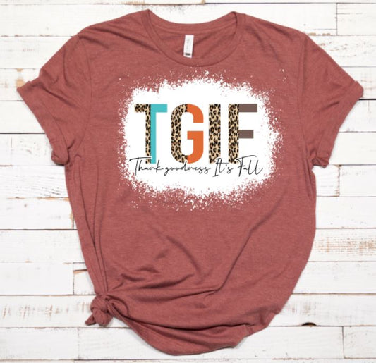 Thank goodness it's fall