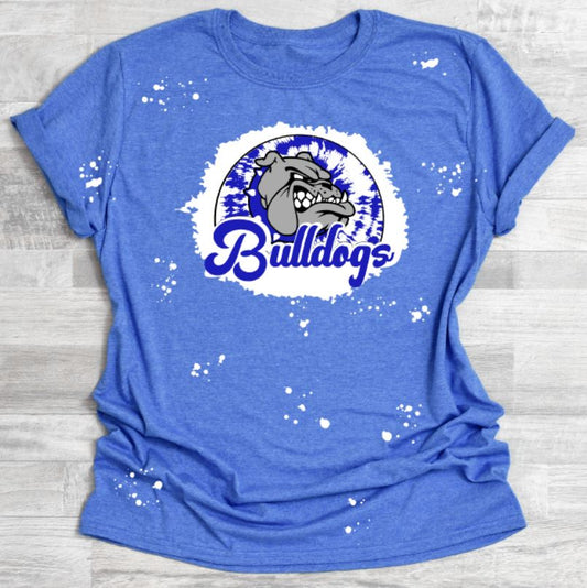 Bulldogs tie dye