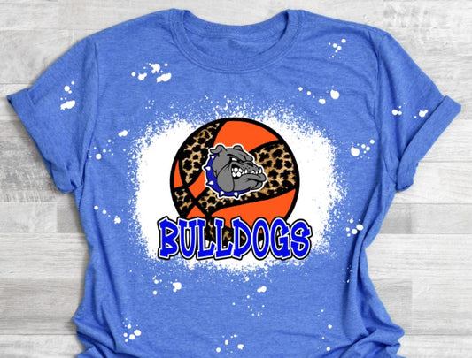 bulldog leopard basketball
