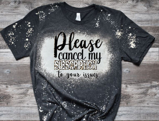 Please cancel my subscription