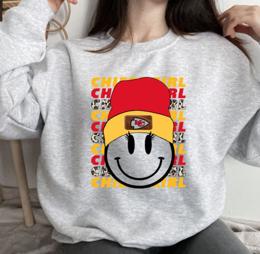 Chiefs girl beanie