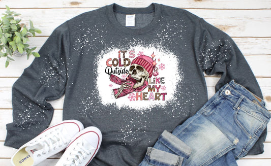 It's cold outside like my heart