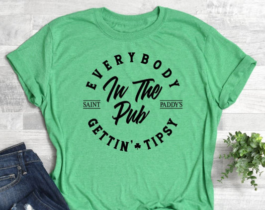 Everybody in the pub