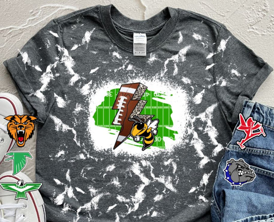 Football lightning bolt