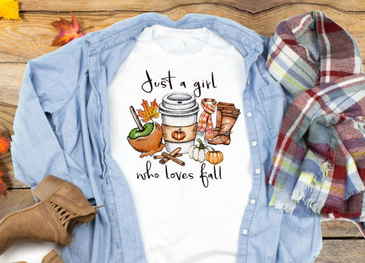 Girl who loves fall