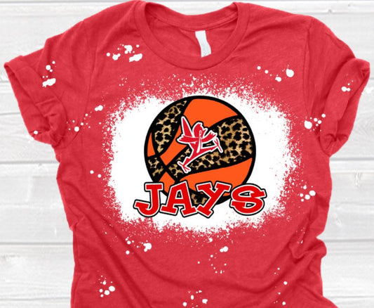Jays basketball leopard