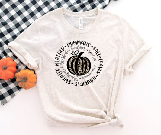 Leopard pumpkin fall