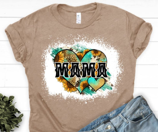 Mama sunflower heart