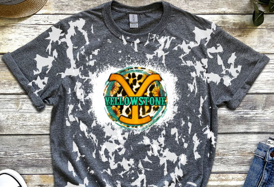 Yellowstone leopard/sunflower