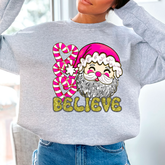 Believe pink