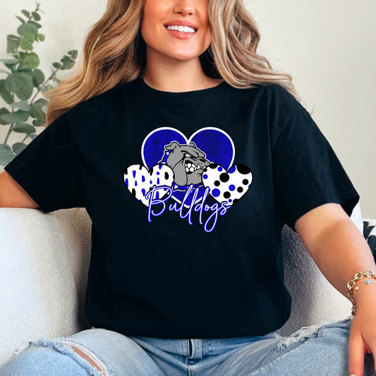 Bulldogs double heart