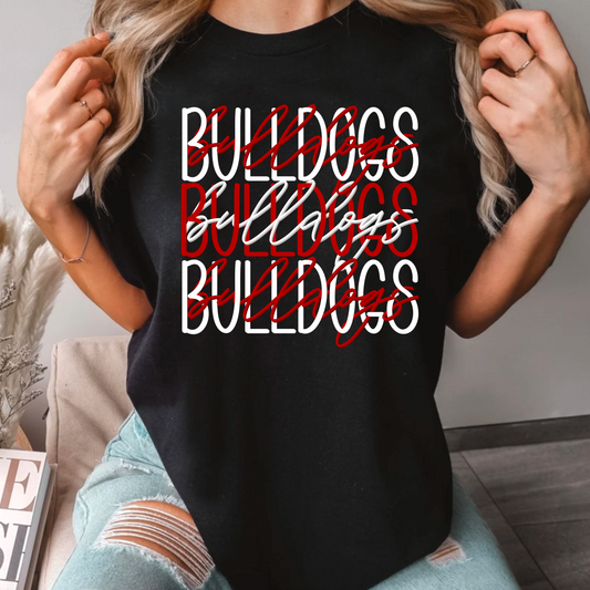 Bulldogs Stacked T-Shirt
