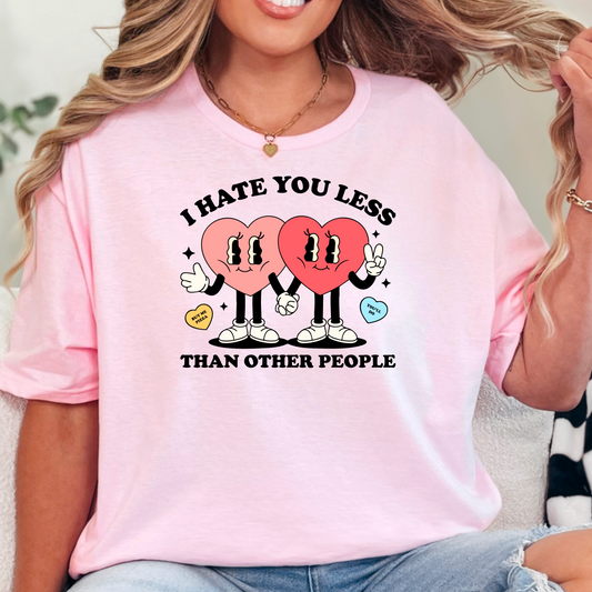 Hate you less