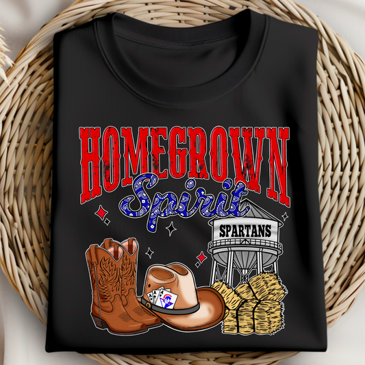 Homegrown Spirit Spartans Tee