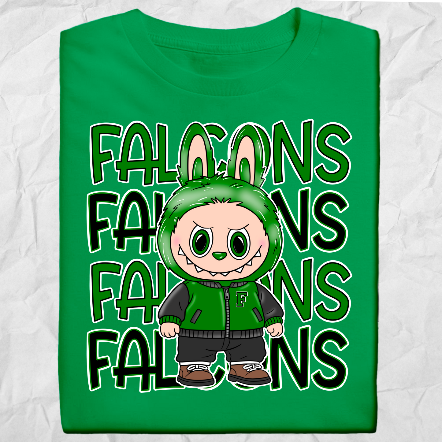 Green Falcons Monster Tee
