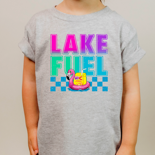 Lake Fuel Flamingo Kids Tee – Hi-C Juice Box Summer Shirt