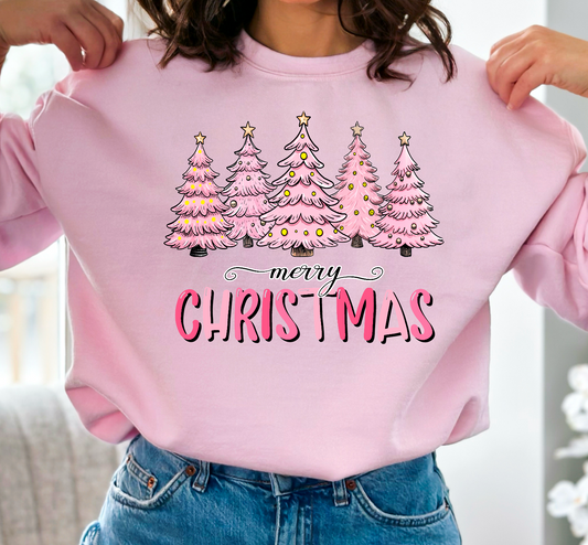 Pink Christmas trees
