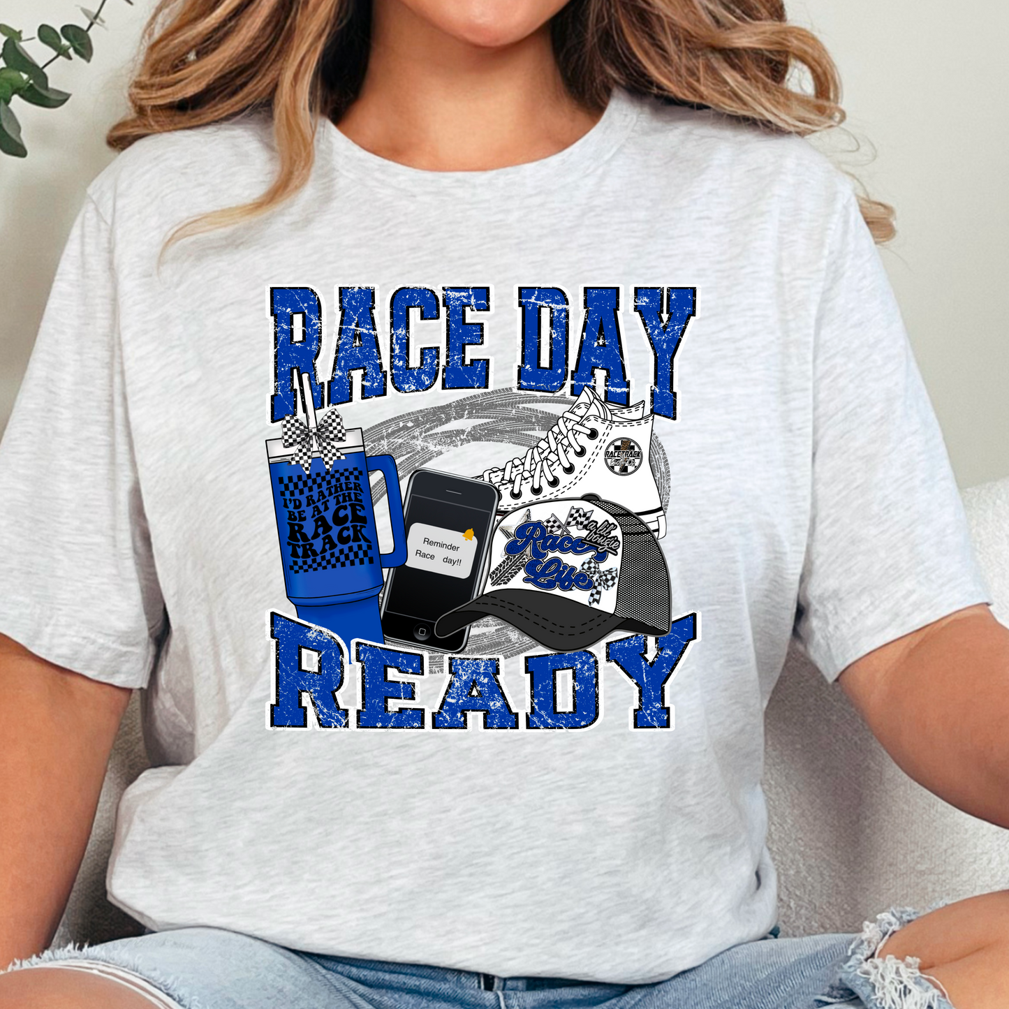 Race day blue