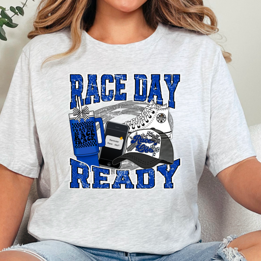 Race day blue