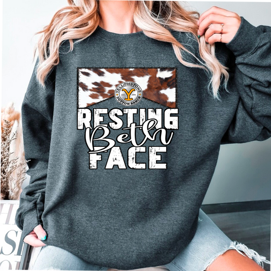 Resting beth face