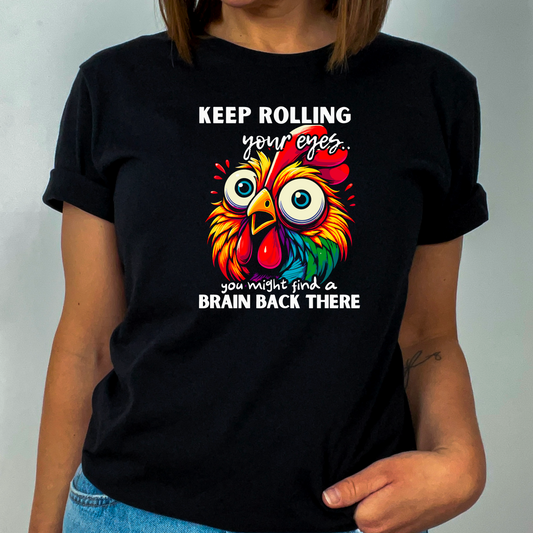 Rolling eyes