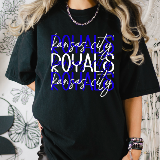 Kansas City Royals Stacked Tee