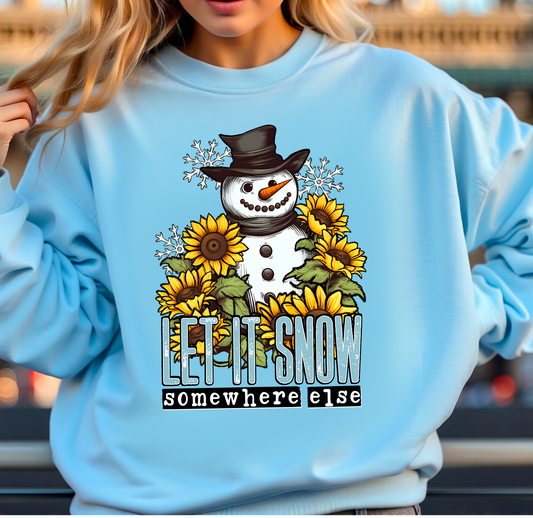 Snow somewhere else