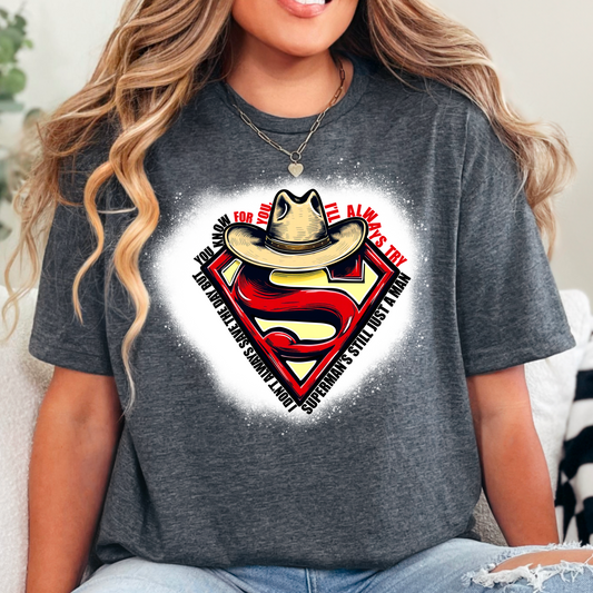 Western Superman Tee