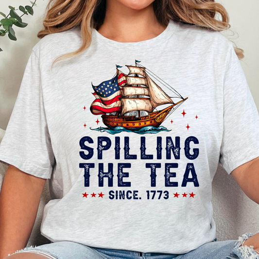 Spilling the tea tee