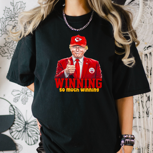 Trump winning