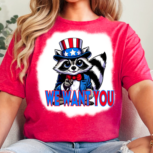 We want you